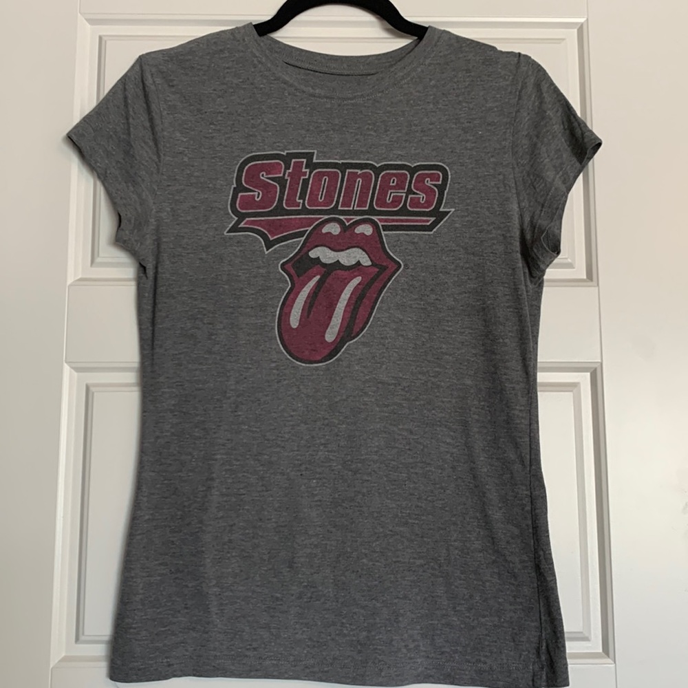 The Rolling Stones relaxed tshirts dark heather grey